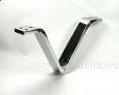 Noga metalowa V h12 chrom