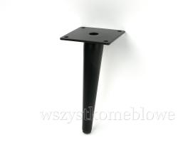 Noga metalowa skośna 120 h130 czarna