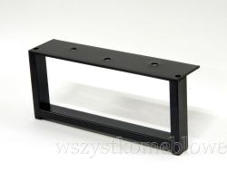Noga metalowa RAMKA h87mm czarna