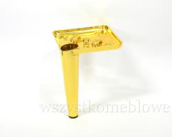 Noga metalowa SZPILKA h130 złota
