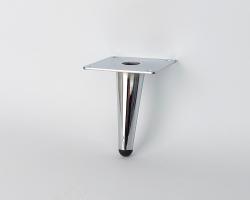  Noga metalowa skośna 120 h100 chrom 