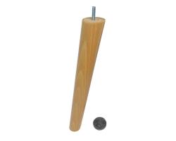  Nóżka drewniana STOŻEK SKOŚNY h32cm ze śrubą M8 