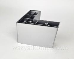 Nóżka kątowa 120x120 h65 aluminium