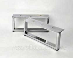 Noga metalowa RAMKA h87mm chrom