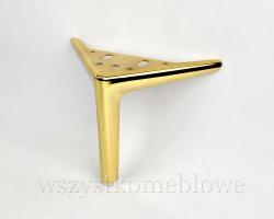 Noga metalowa 151 h150 złota 