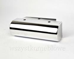  Nóżka meblowa półokrągła L120 h40 chrom 