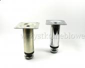 Noga metalowa D100 chrom i satyna