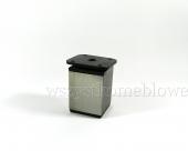 Nóżka meblowa 4x4 h60 stal drapana (inox)